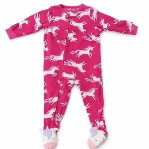 Carter’s Pink Unicorn Fleece Footed Sleeper